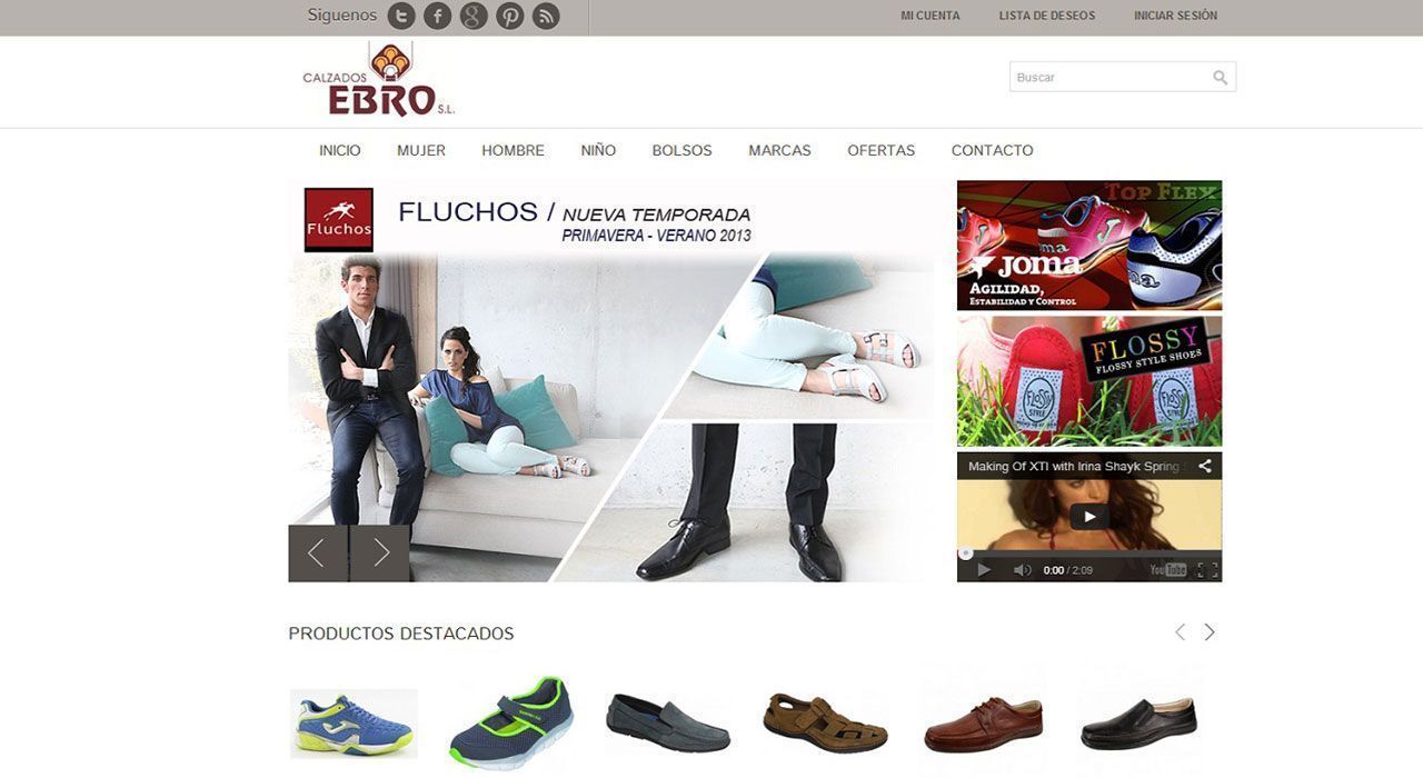 Calzados ebro - Webempresa20 - Internet orientado a resultados