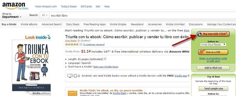 comprar libros en Amazon