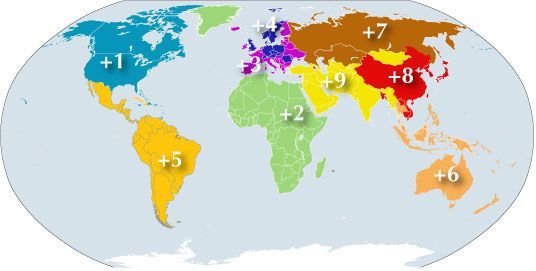world-calling-codes-map - Webempresa20 - Internet orientado a resultados